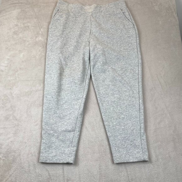 Lands End Women's Serious Sweats Gray Sweatpants Size M/P 10-12 - Picture 13 of 14